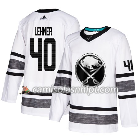 Camisola Buffalo Sabres Robin Lehner 40 2019 All-Star Adidas Branco Authentic - Homem